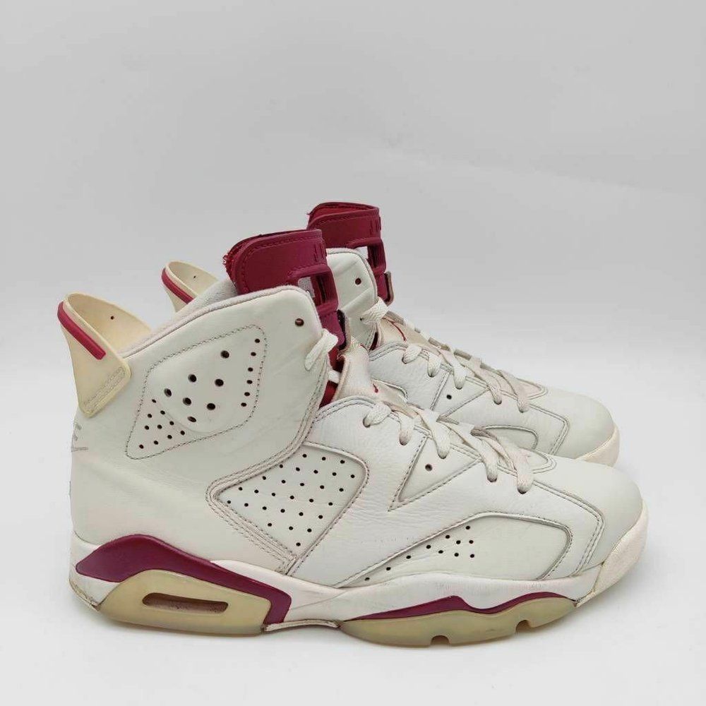 2015 Nike Air Jordan 6 Retro- Mens- Size 8.5- Maroon[384664-116]Basketball Shoes